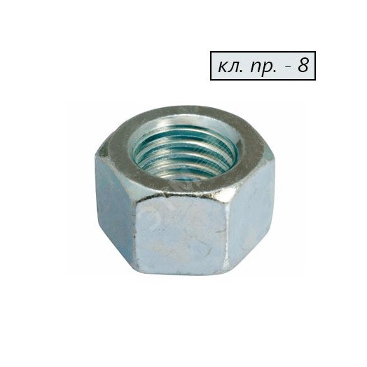 Гайка DIN934 М10 шестигранная оцинкованная
