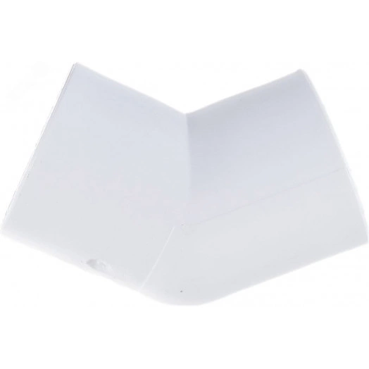 Угольник 25 мм 45 град., полипропиленовый, белый