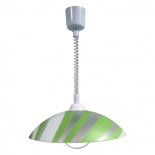 Светильник Колорика Аделайн 410 НСБ 72-60 М52 мат.бел.-зел.лифт белый ИУ