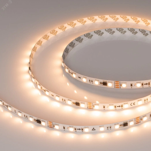 Лента SPI-B60-10mm 24V Warm2700-PX6-RAM (15 W/m, IP20, 5060, 5m) (Arlight, бегущий огонь)