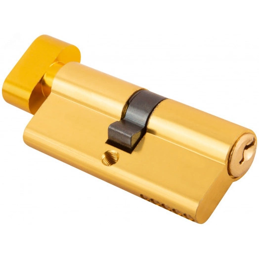 Цилиндровый механизм ''Фабрика замков'' 70 мм, ключ-завертка, латунь