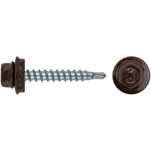 Шуруп кровельный 4,8х32 сверлоконечный (100шт)