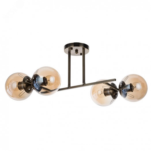 Светильник E27 металл 4 лампы