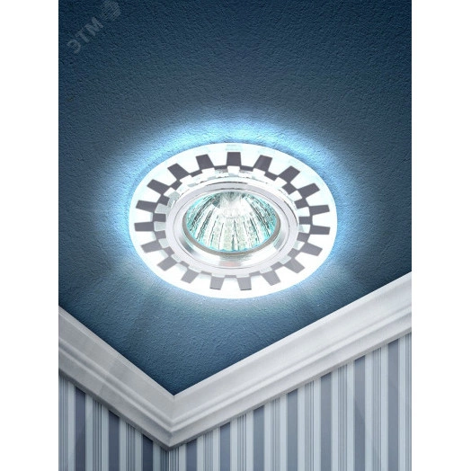 DK LD47 SL Точечные светильники декор cо светодиодной подсветкой MR16, зеркальный