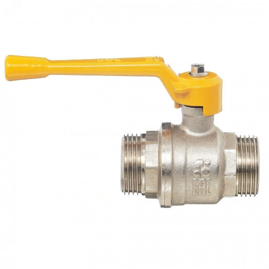 Кран шаровой 11Б27п 1/2' А12 НГ газ НН рычаг никель PN40