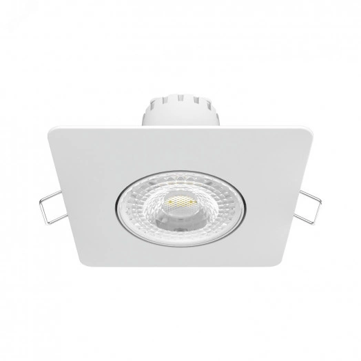 Светильник светодиодный ДВО 6 Вт 3000К 500 лм 175-240В IP20 90х90х56мм монт разм 65х65мм Алюминий Downlight Gauss