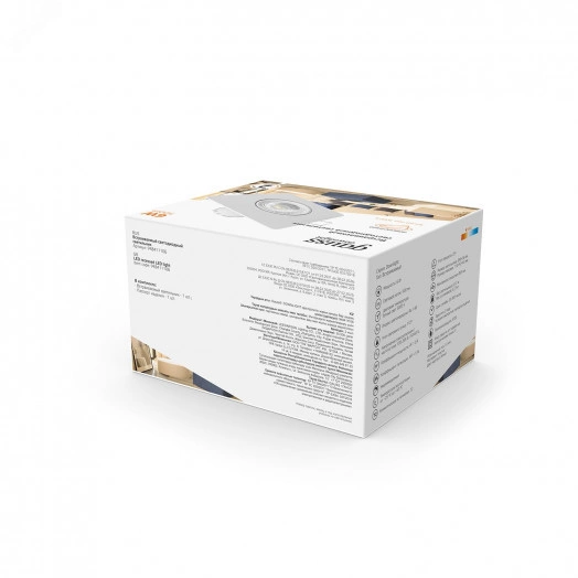 Светильник светодиодный ДВО 6 Вт 3000К 500 лм 175-240В IP20 90х90х56мм монт разм 65х65мм Алюминий Downlight Gauss