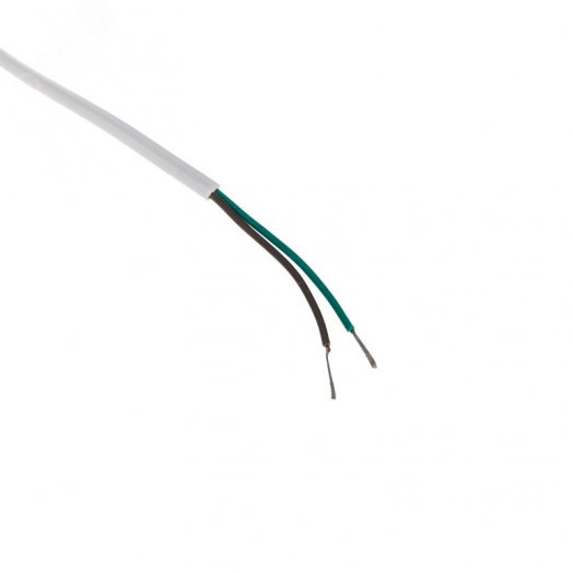 Шнур сетевой с выключателем без розетки 1,8м, белый