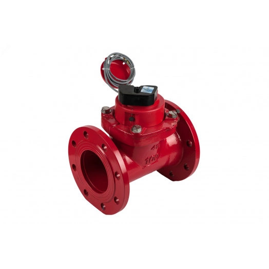 Счетчик воды турбинный СТВУ-100 с импульсным выходом типа открытый коллектор (МИД И) (IP68)