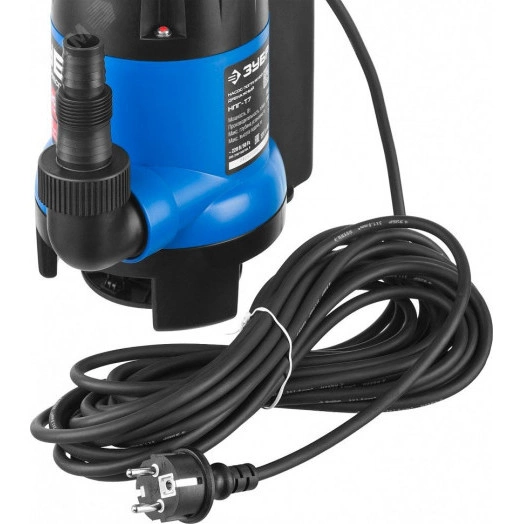 Насос дренажный Профессионал АкваСенсор НПГ-Т7-550 ЗУБР для грязной воды, 550 Вт