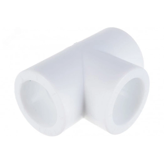 Тройник полипропиленовый PPR 25мм белый