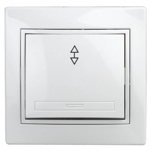 Переключатель, 10А-250В, СУ, б.л., Plano, белый 1Э-103-01 Intro