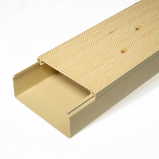 Кабель-канал сосна второй замок 100х40 (24м/уп) Промрукав