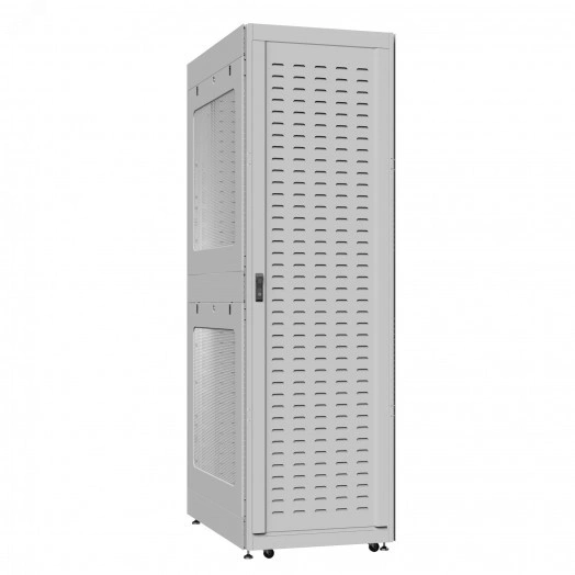 Шкаф серверный 52U 800х1200 передняя дверь: протект IP41. задняя дверь: протект IP41. боковые панели: перфорированные. цвет: серый RAL7035 