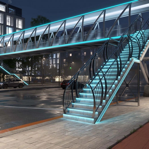 Лента герметичная MOONLIGHT-SIDE-GM192-12x17mm 24V RGBW-Day (14.4 W/m, IP67, 5m, wire x2) (Arlight, Вывод кабеля боковой)