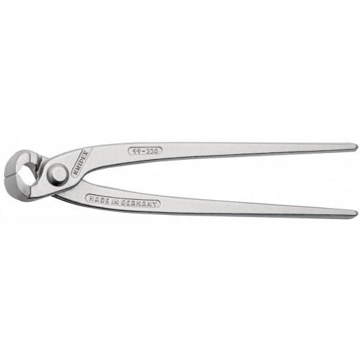 Клещи вязальные для арматурной сетки резка - проволока средней твердости 24мм твердая проволока 16мм режущая кромка 61 HRC / 23мм L=220мм оцинкованные