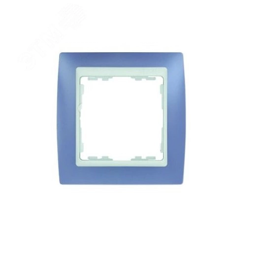 Рамка на 1 пост, S82, сирень - белый