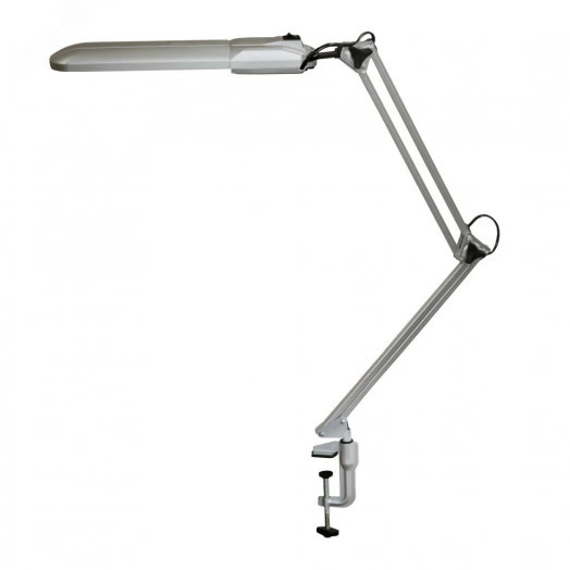 Светильник светодиодный Дельта С16 LED 8 Вт       серебристый на струбцине