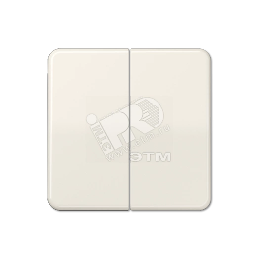 Клавиши для сдвоенных выключателей и кнопок  слоновая кость