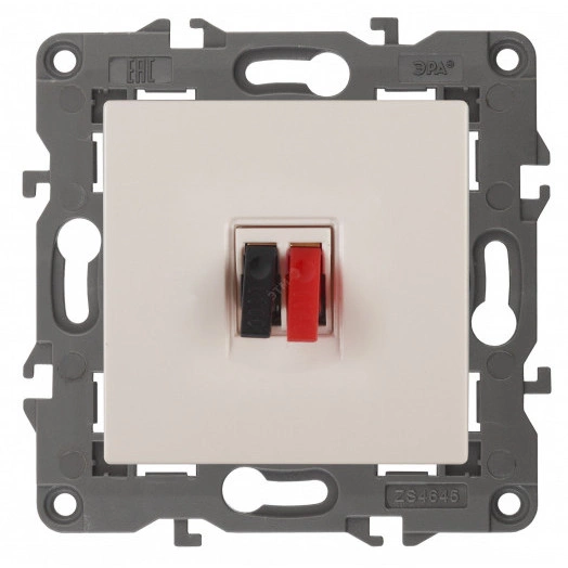 Розетка аудио, Эра Elegance, сл.кость, 14-3111-02