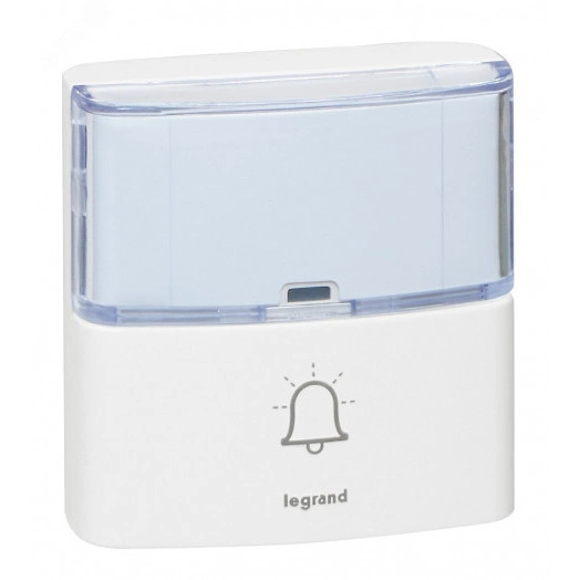 Звонок беспроводной - комплект Премиум - 30 рингтонов - дальность 200 м - цвет белый - дополнительный звонок Комфорт с питанием от сети 220В