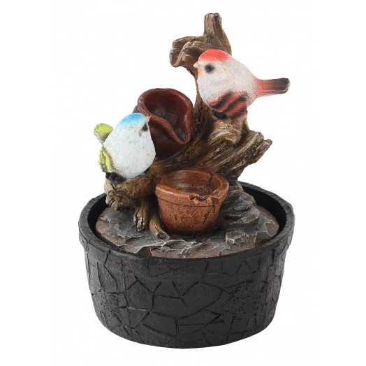 Фонтан настольный с подсветкой Птички 2 (12/144) GAFN01-400