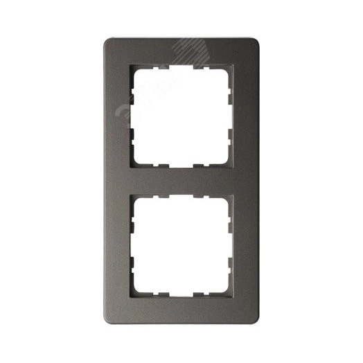 Рамка G-Flex 2-постовая, цвет Мокко