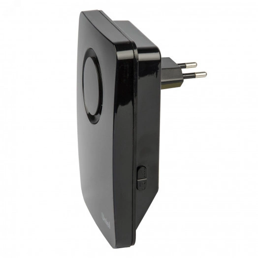 Звонок электронный UDB-092W-R1T1-36S-BL 220В 36 мелодий Блистер Черный ТМ Uniel