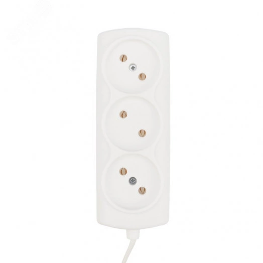 Удлинитель PROconnect STANDARD 3 гнезда, 7 м, 2х0.75 мм, б/з, белый