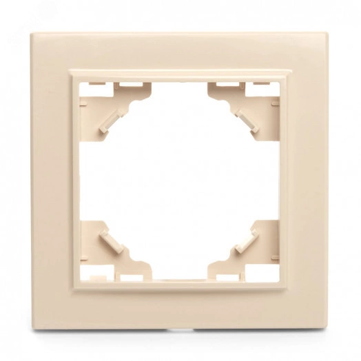 Рамка одноместная, Эрна, слоновая кость Stekker