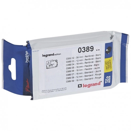 Лента белая 18мм изогнутая гладкая поверхность адгезивная (8м)