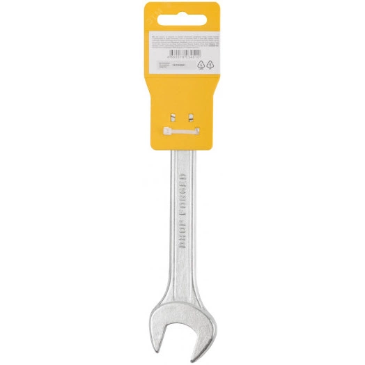 Ключ рожковый ''Хард'', хромированное покрытие 19х22 мм