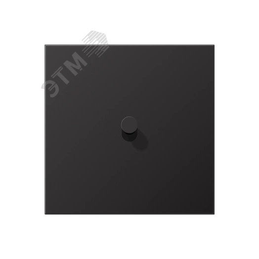 Плата центральная для выключателей, 1 пост, 1 тумблер, конус, металл, dark, LS1912