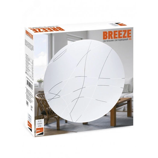 Светильник светодиодный настенно-потолочный ДБО- 30w 4000K 2100Лм  IP20Jazzway