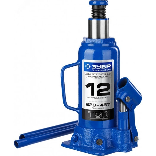 Домкрат бутылочный гидравлический 12т, 228-467мм , Профессионал
