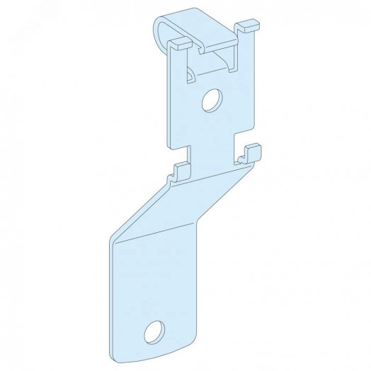 2 ДЕРЖ.КРЕПЛ.ШИНКИ ЗАЗЕМЛ. НА МОНТ.РЕЙКЕ