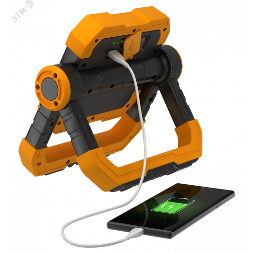 Фонарь-прожектор рабочий аккумуляторный светодиодный WPВ-7800 (20W)