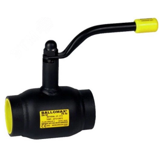 Кран шаровой КШТ 60.112.015 стальной для теплоснабжения полный проход с/с DN 015 PN 40