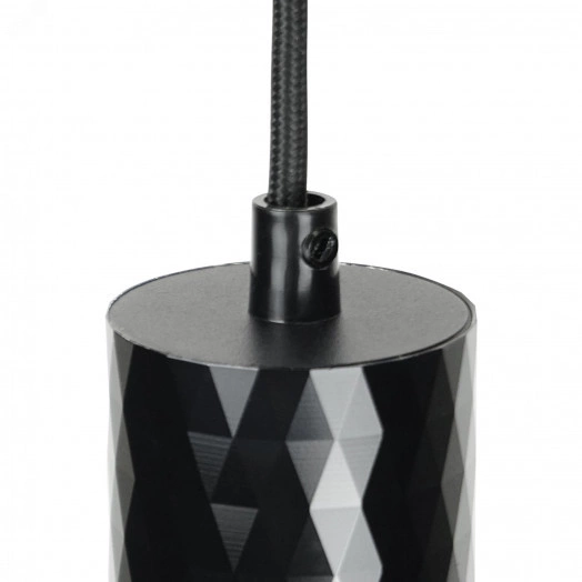 Светильник ДСО GU10 без лампы на подвесе черный