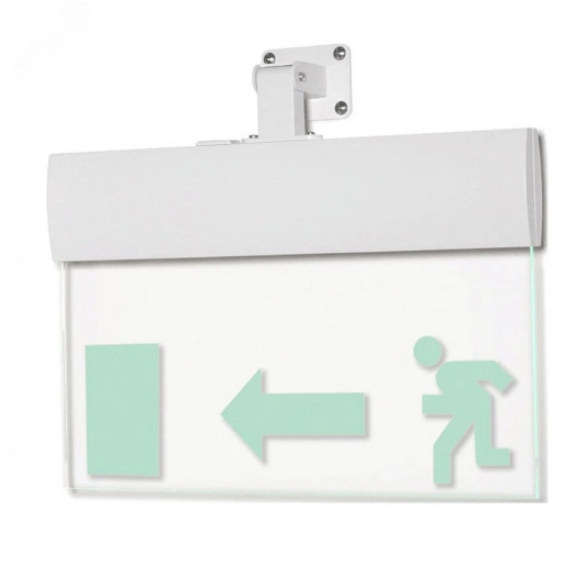 Оповещатель световой М-24-УЛЬТРА ЧЕЛОВЕК ВЛЕВО В ДВЕРЬ (универсальное крепление)