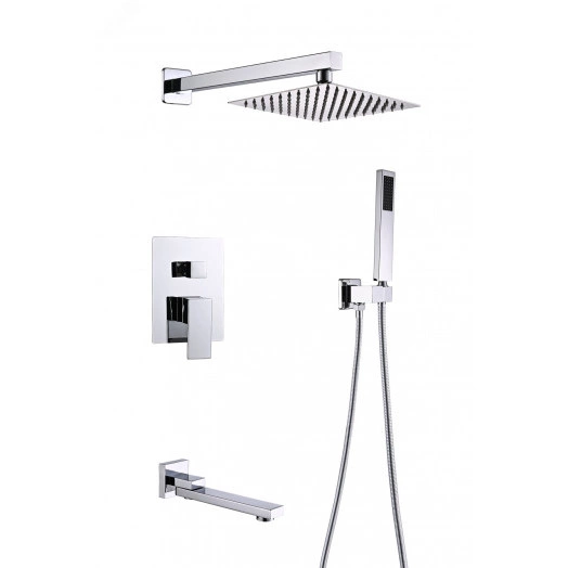 Душевая система с тропическим душем ПСМ-CB-03 встраиваемая тип См–ДшОРЗШтШлА