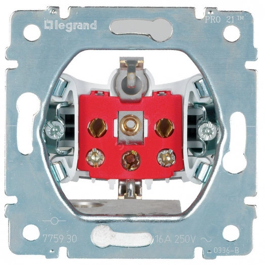 Galea Life Розетка с заземлением 2К+З механическая блокировка PRO21 немецкий стандарт