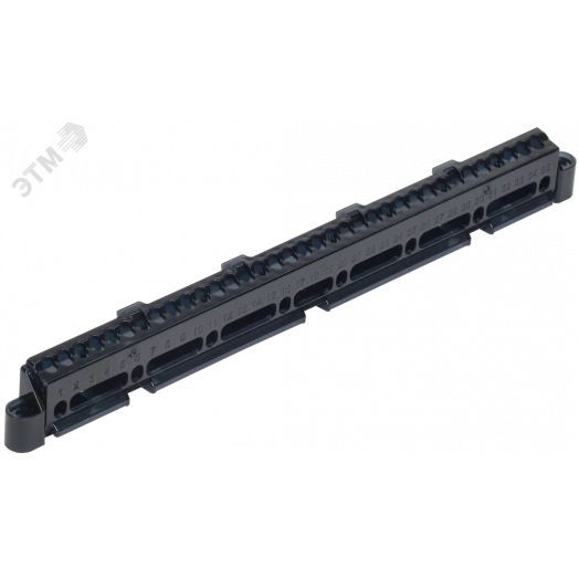 Суппорт для шин в корпус (ширина 12 модулей) TEKFOR