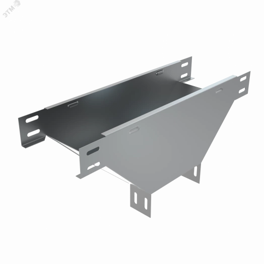 Т-отвод вертикальный 50х400 мм вниз c разворотом трассы на 90 гр.