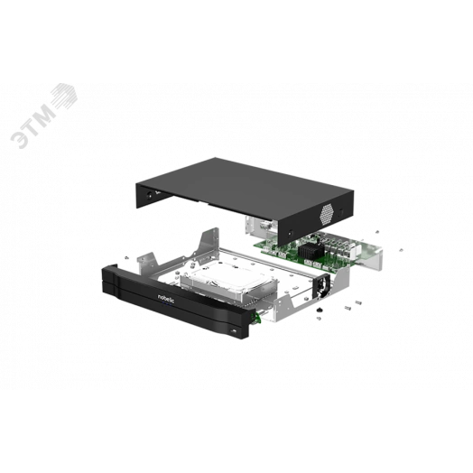 Видеорегистратор гибридный 4-канальный 2Мп