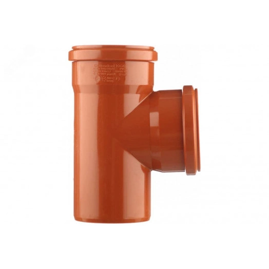 Тройник двухраструбный 87 град. 200 для наружной канализации