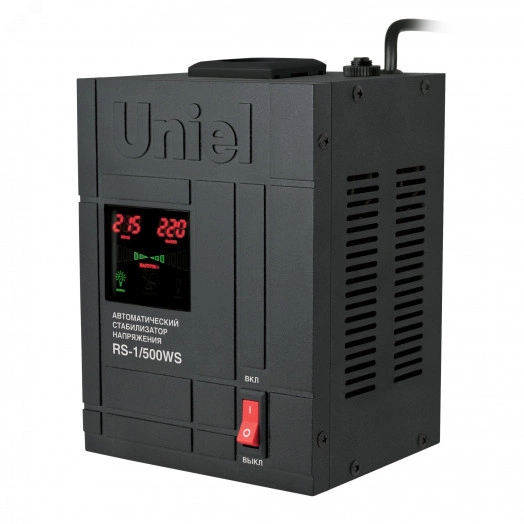 Стабилизатор напряжения RS-1/500WS «» релейный однофазный настенный, с гальванической развязкой, 500ВА