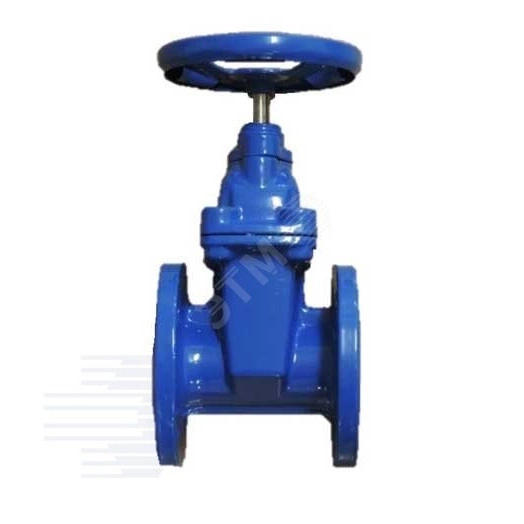 Задвижка чугунная с обрезиненным клином 30ч39р аналог МЗВ Ду 65 Ру16 Тмакс=120С фланцевая гайк чёрн/штур