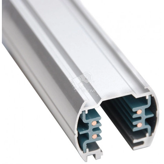 Шинопровод 4-фазный 1м черный