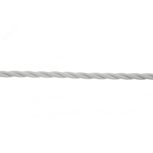 Ретро провод 2х2,5 Белый (матовый) 150м